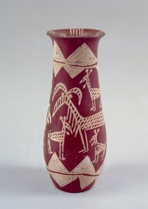 Beger, Naqada-perioden ca. 4000-3100 f.Kr., (malt keramikk)